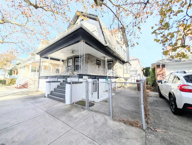 a view of a house with a patio