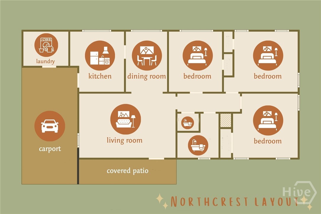 175 Northcrest Drive Athens, GA 30601 - Photo 34 of 34 Floor plan