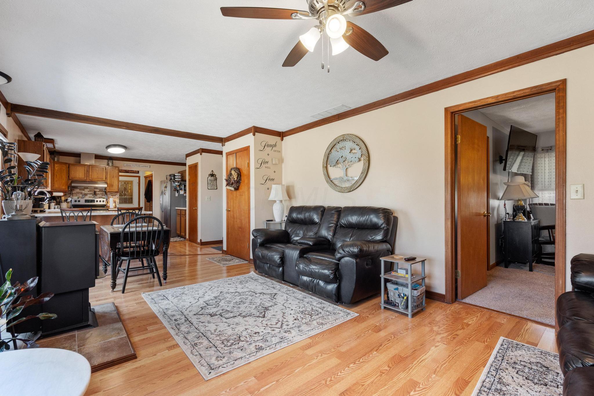 75 South State Rte 72 Sabina, OH 45169 - Photo 11 of 48 family room to kitchen view