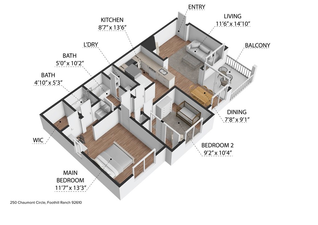 250 Chaumont Circle Lake Forest, CA 92610 - Photo 28 of 28 a black and white photo of a book in a white wall