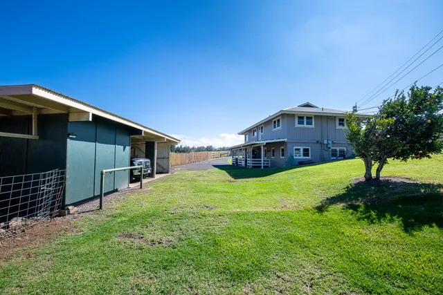 a house view with a outdoor space