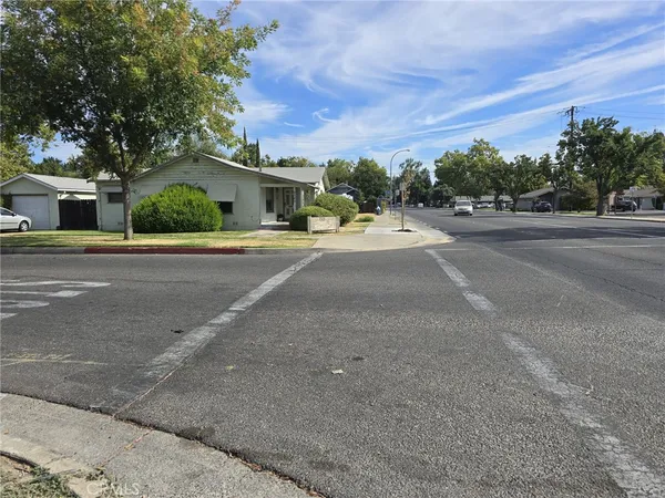 front view of a house with a street