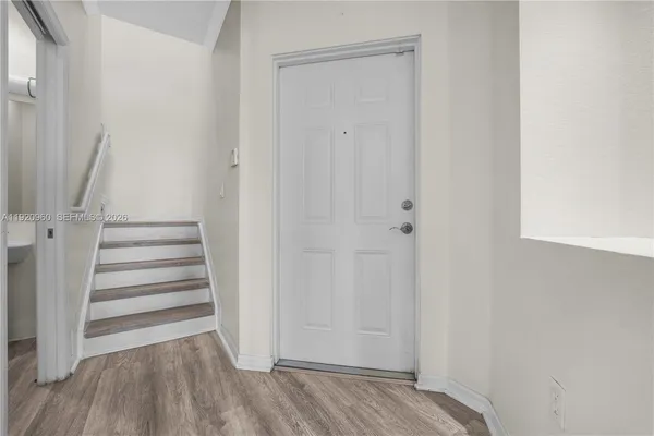 a view of wooden floor