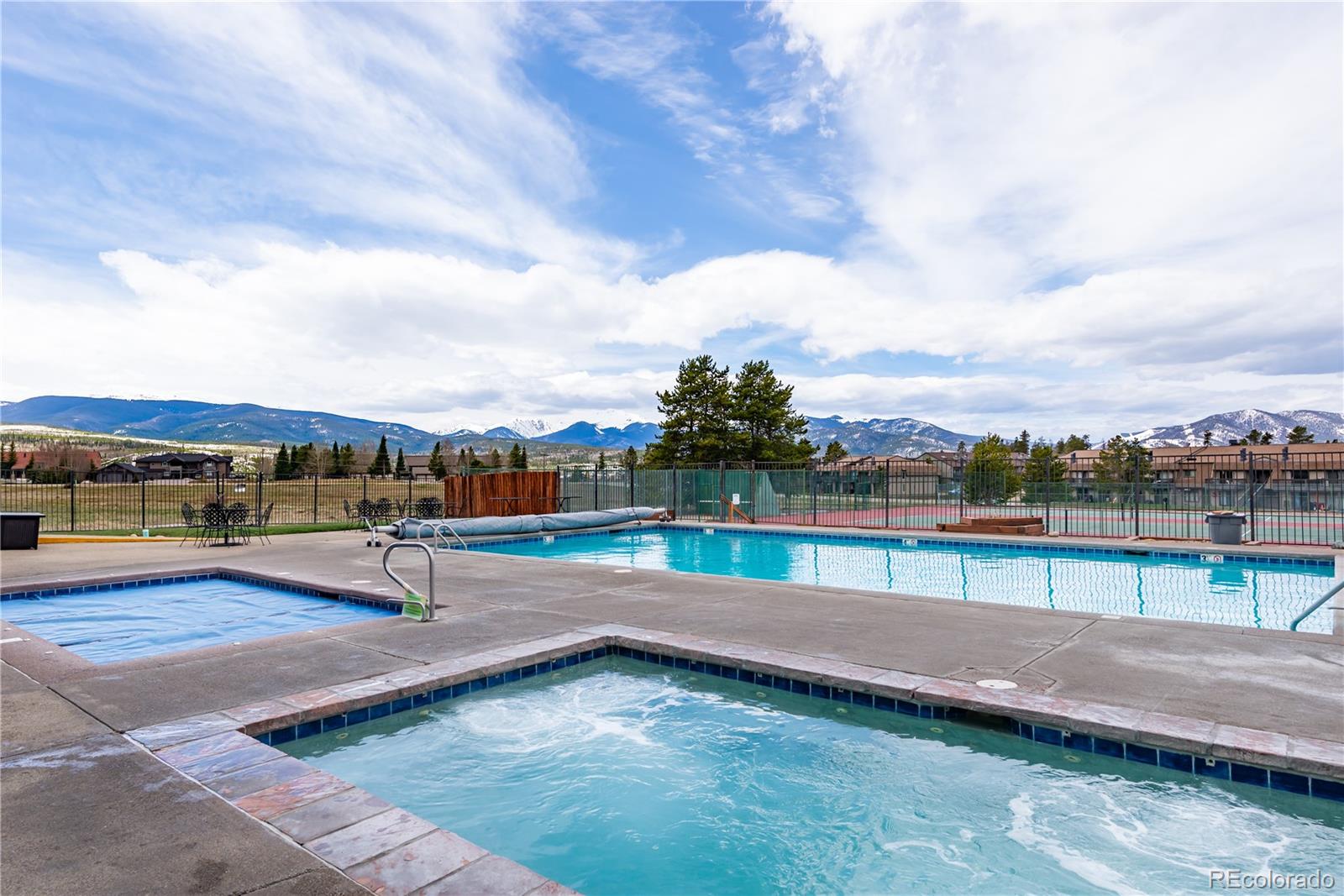 317 County Road 832, Unit 2412 Fraser, CO 80442 - Photo 16 of 17 a view of a swimming pool with a terrace