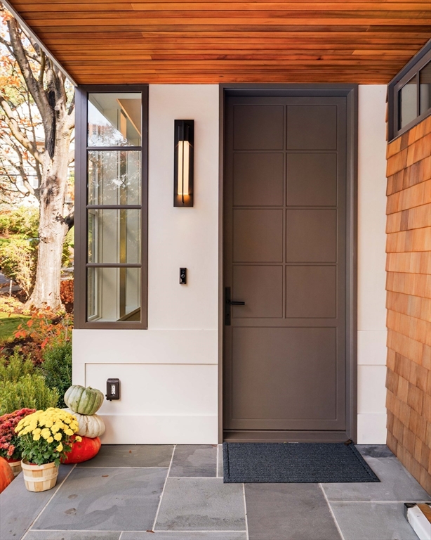 115 Windsor Road Newton, MA 02468 - Photo 2 of 42 a view of a entryway door of the house