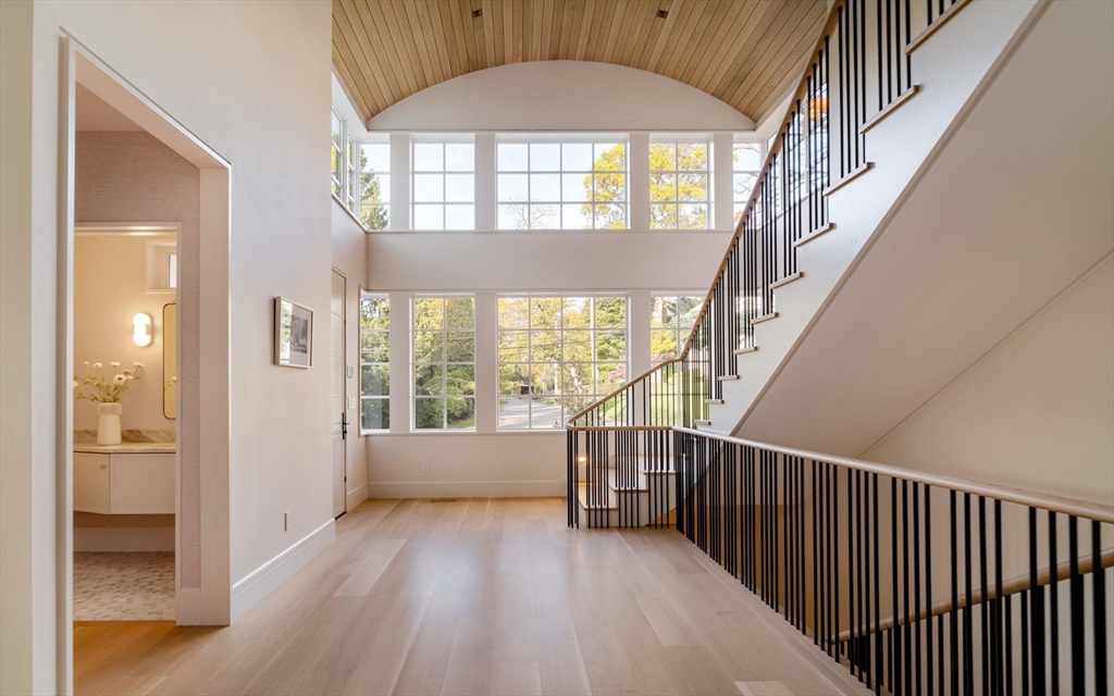 115 Windsor Road Newton, MA 02468 - Photo 4 of 42 a view of an entryway with wooden floor