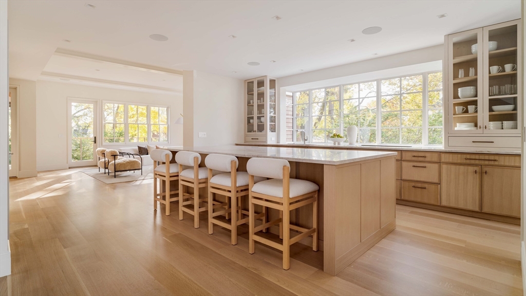 115 Windsor Road Newton, MA 02468 - Photo 6 of 42 a large kitchen with lots of counter space a sink and appliances