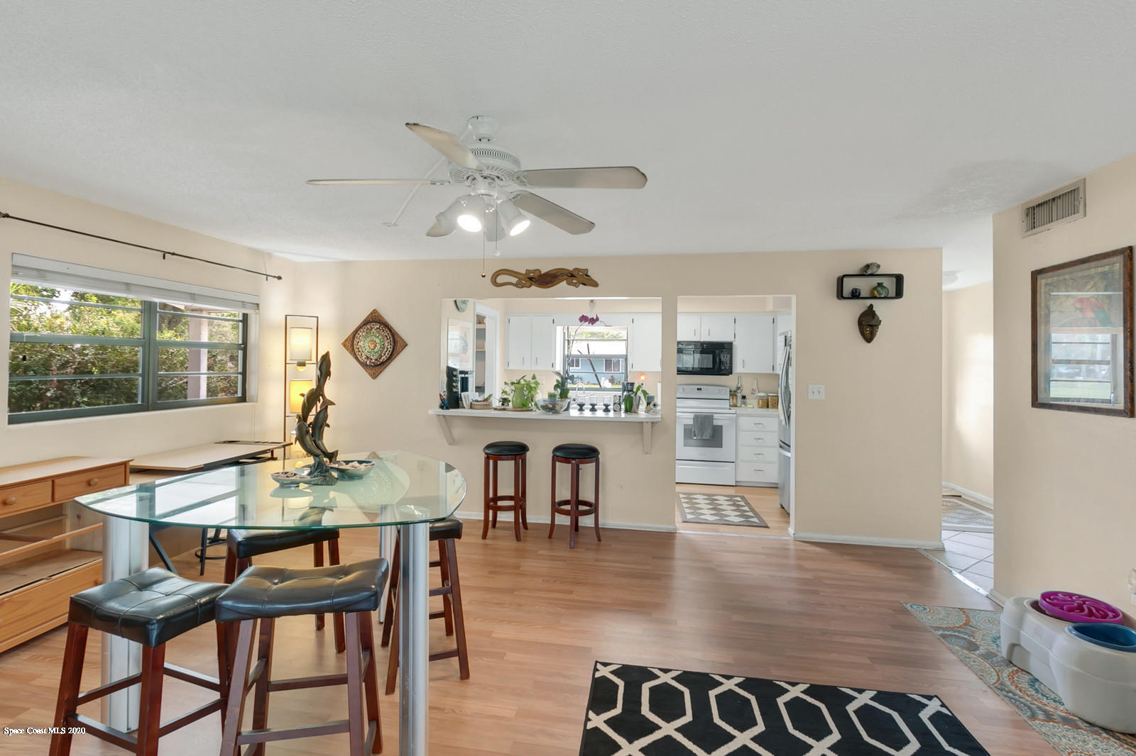 1014 Samar Road Cocoa Beach, FL 32931 - Photo 5 of 26 Open Living & Dining Room