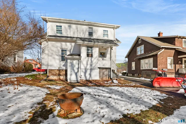 a front view of a house with street
