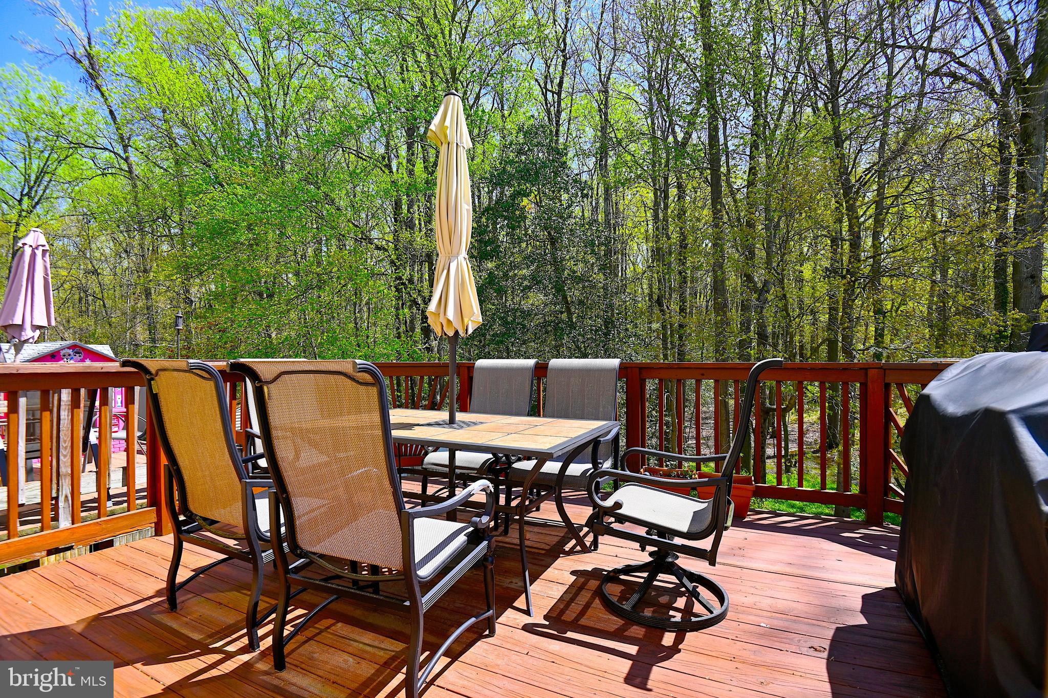 4087 Rustico Road Middle River, MD 21220 - Photo 13 of 26 Spacious deck overlooks wooded area