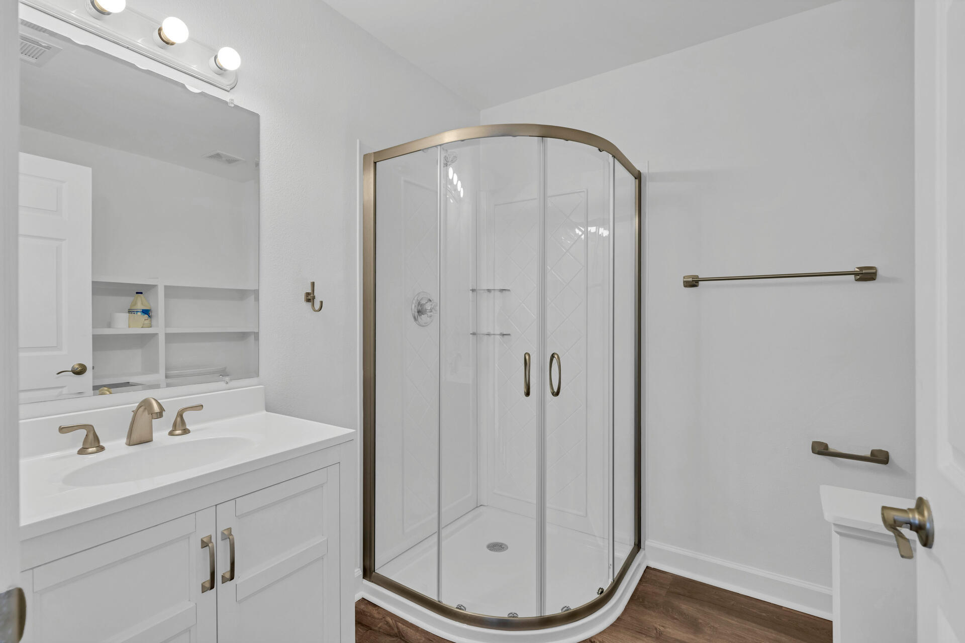 84 Vicki Street Santa Rosa Beach, FL 32459 - Photo 36 of 39 a bathroom with a sink and mirror