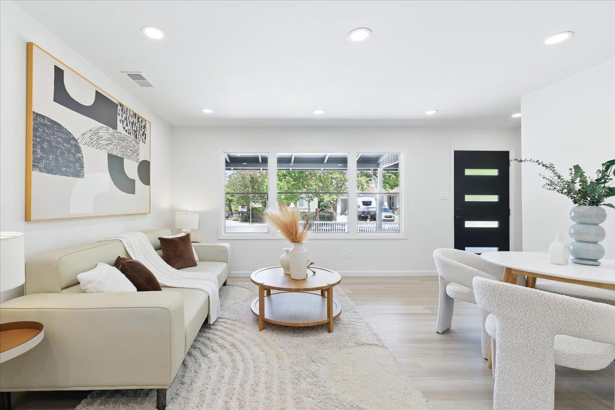 571 Hamilton Avenue Menlo Park, CA 94025 - Photo 1 of 48 a living room with furniture and a large window