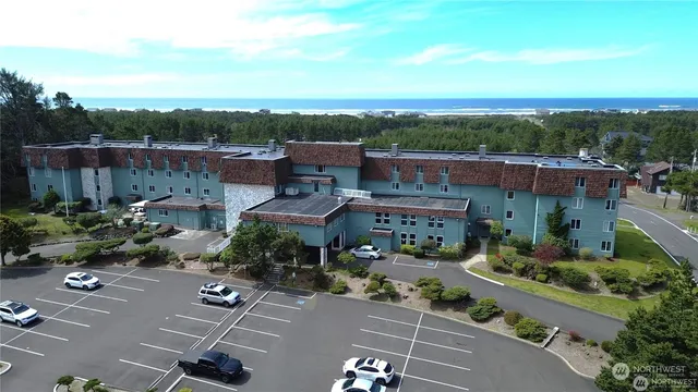 a view of a lake with a mountain