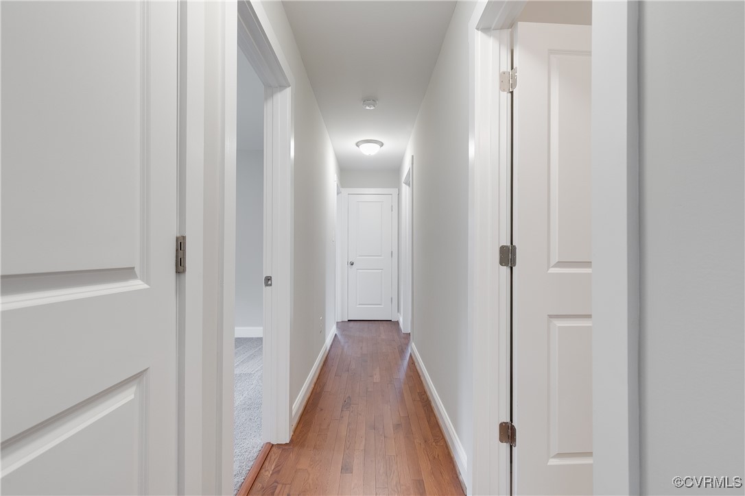 68 Halls Store Road Mineral, VA 23117 - Photo 29 of 30 a view of a hallway with wooden floor and closet area