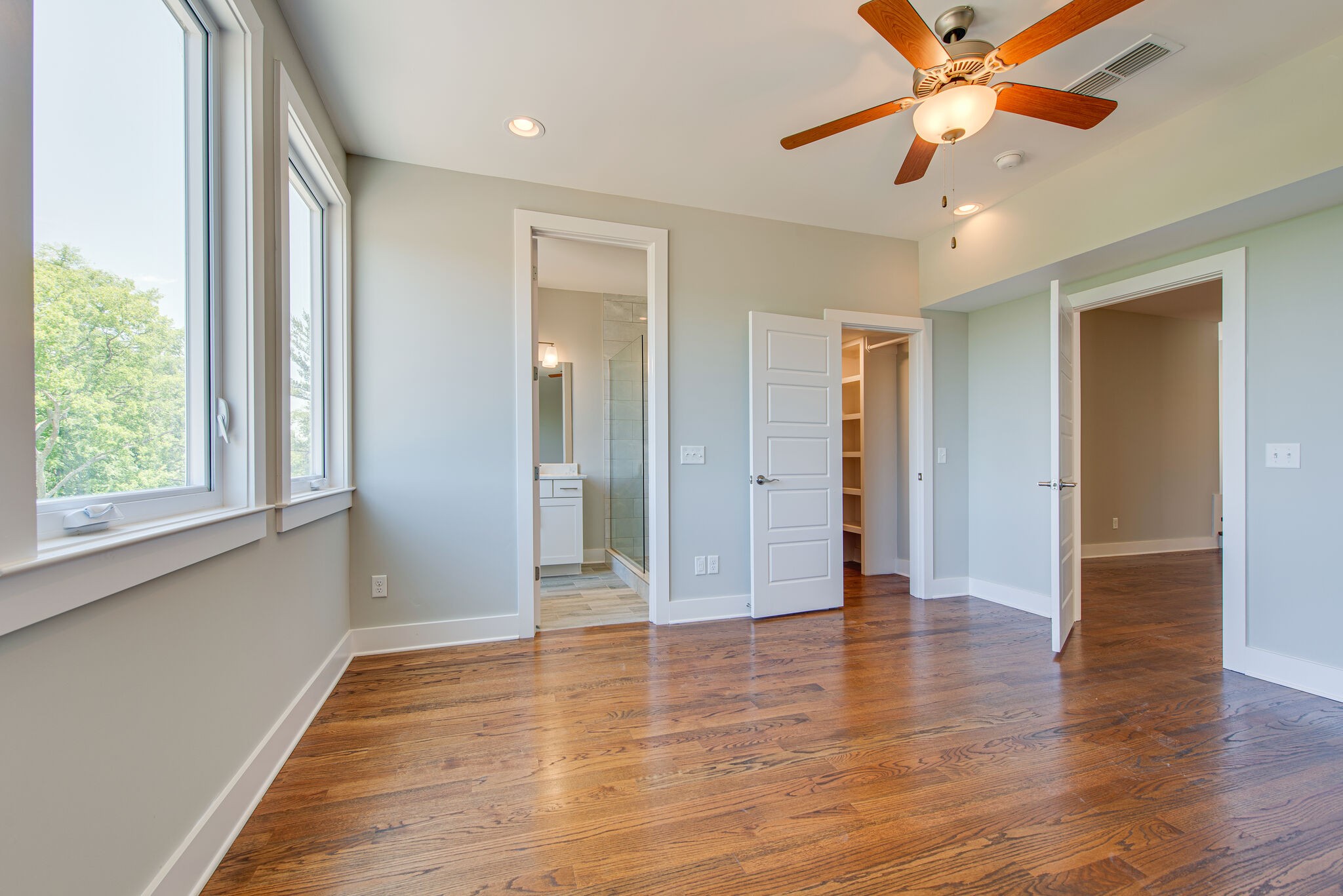 119 Demoss Road Nashville, TN 37209 - Photo 18 of 38 a view of an empty room with window and wooden floor
