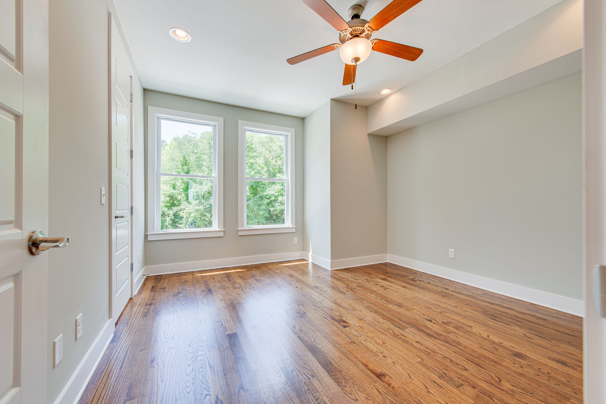 119 Demoss Road Nashville, TN 37209 - Photo 22 of 38 wooden floor in an empty room with a window