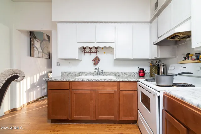 a view of a street with houses