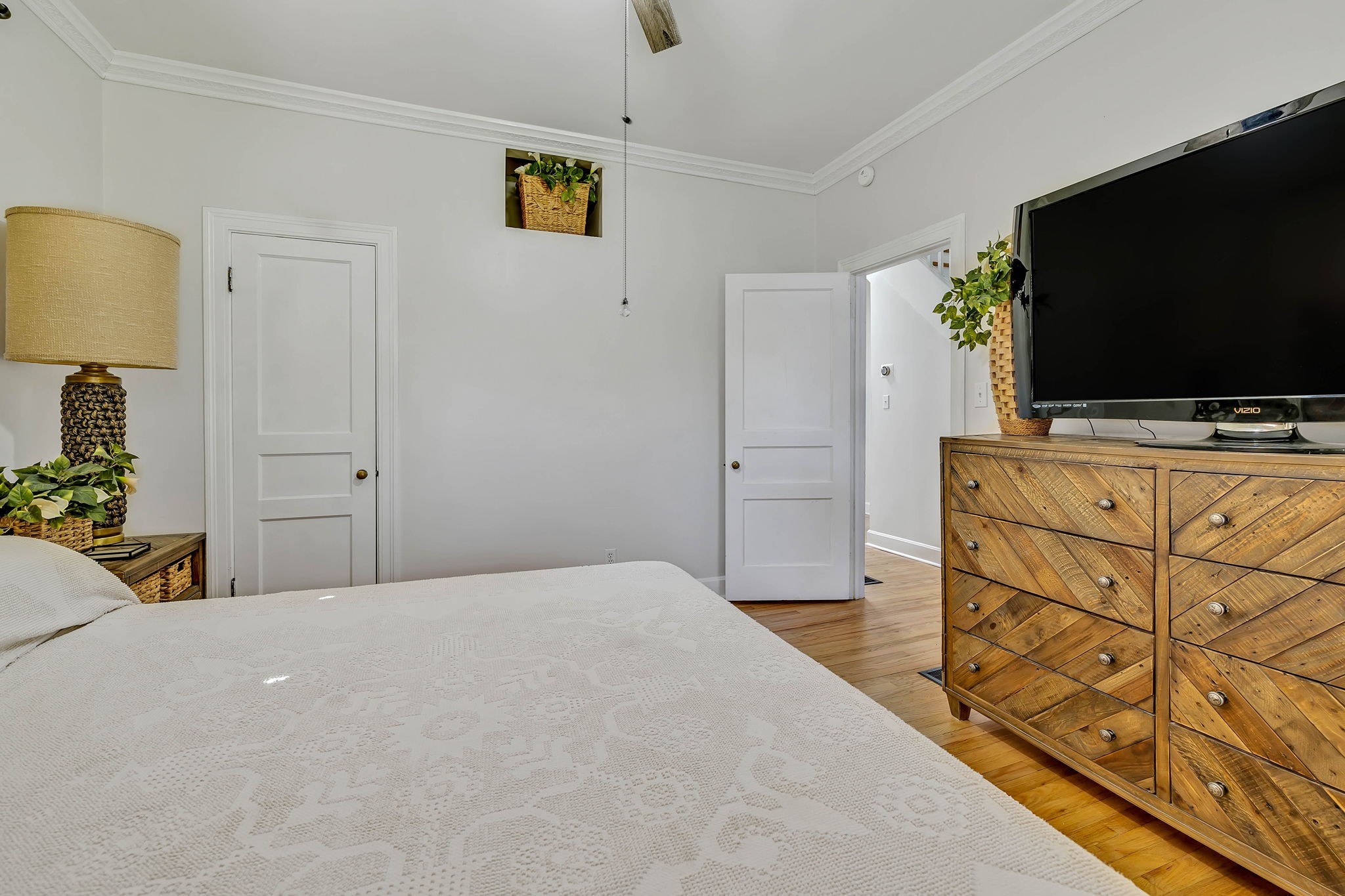 301 Cullum Street Carthage, TN 37030 - Photo 24 of 42 a bedroom with a bed and a flat screen tv in it