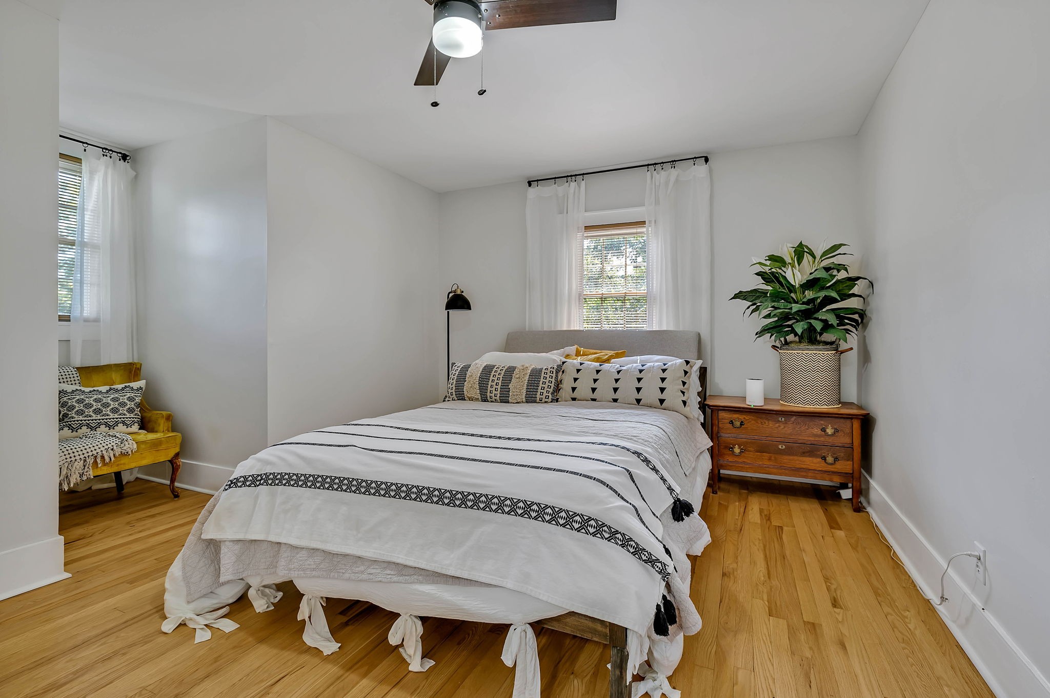 301 Cullum Street Carthage, TN 37030 - Photo 30 of 42 a bedroom with a bed and wooden floor