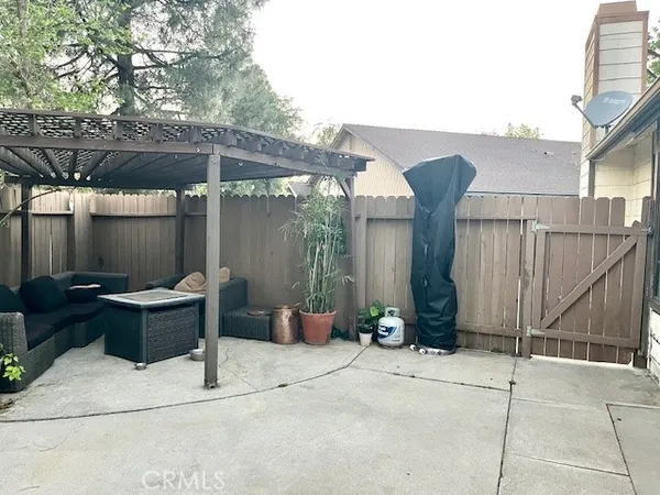 a view of outdoor space and patio