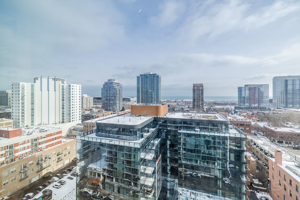1720 South Michigan Avenue, Unit 1606 Chicago, IL 60616 - Photo 10 of 16 a view of a city with tall buildings
