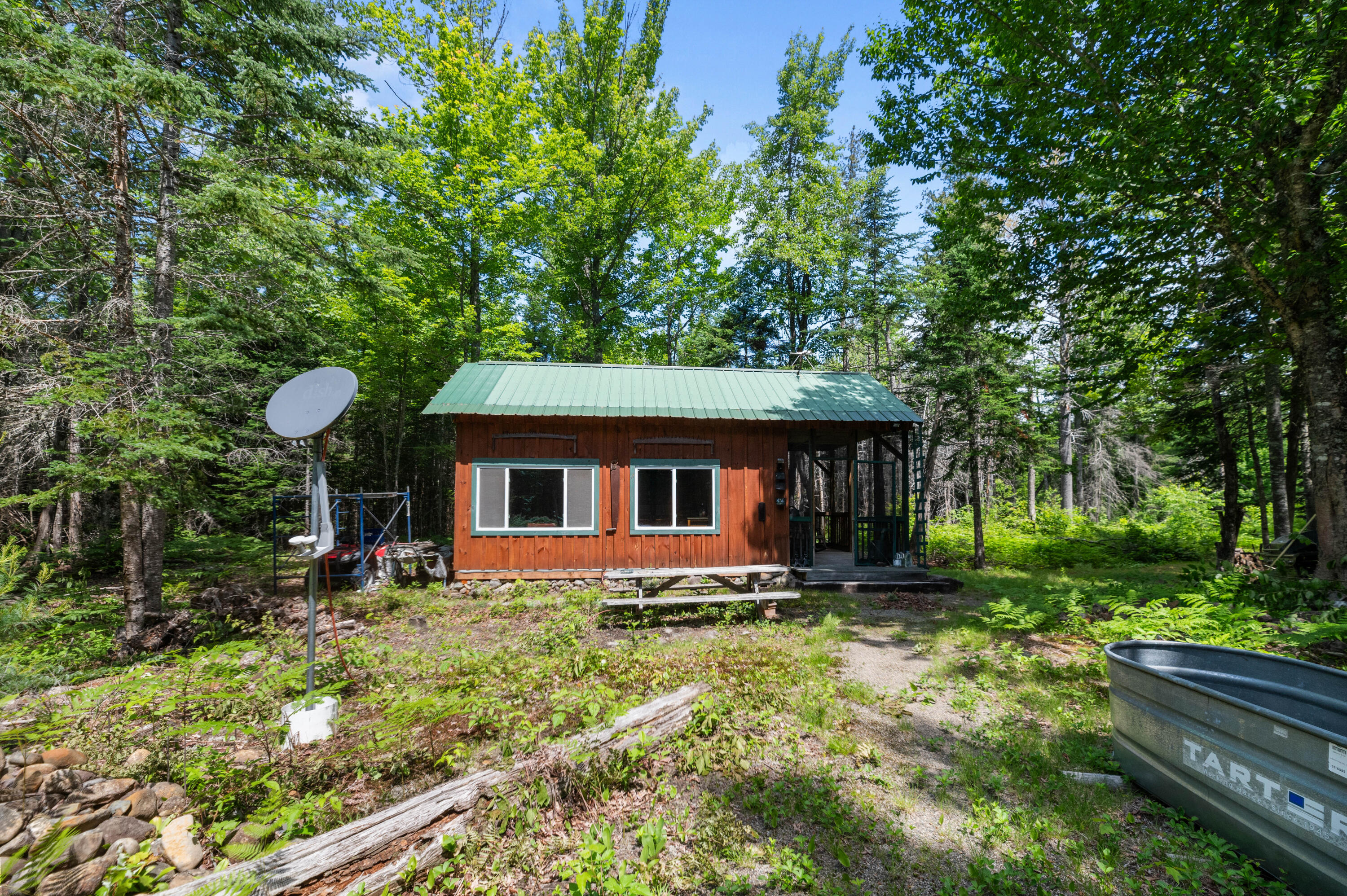 67 Callahan Road Strong, ME 04983 - Photo 15 of 25 15 From Yard Looking Back at Camp