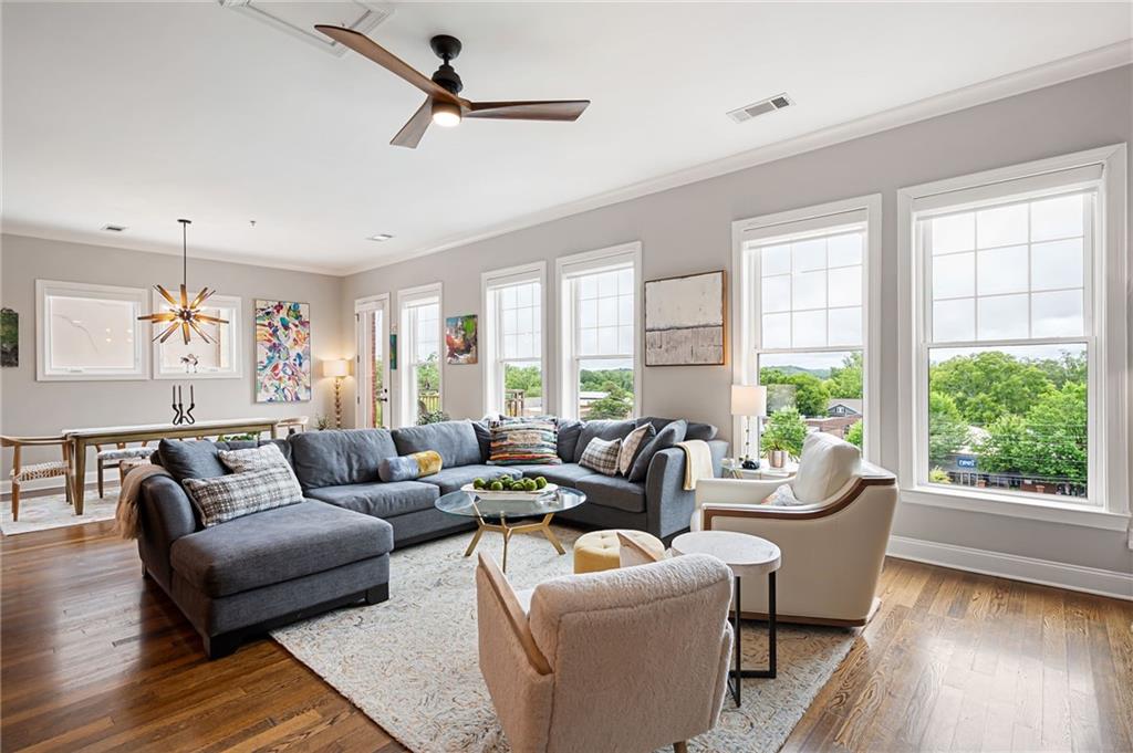 360 Chambers Street, Unit 407 Woodstock, GA 30188 - Photo 16 of 62 a living room with furniture and a window