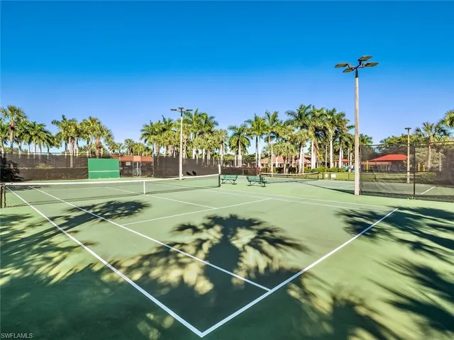 a view of a tennis court