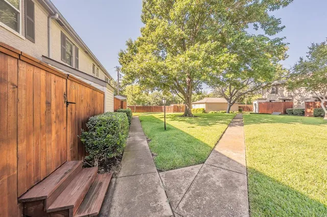a view of a house with garden