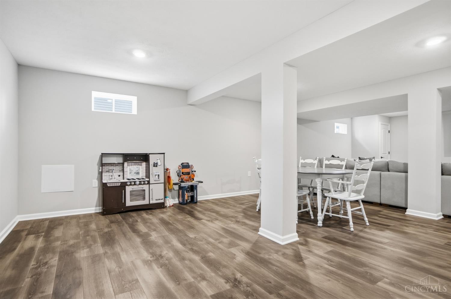 3226 Shadow Rdg Court Morrow, OH 45152 - Photo 55 of 75 Plumbing run for wet bar/ kitchen in basement where white box is