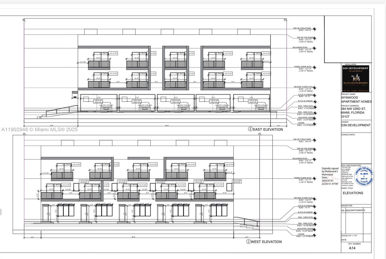 264 Northwest 33rd Street Miami, FL 33127 - Photo 5 of 6 a black and white photo of a living room