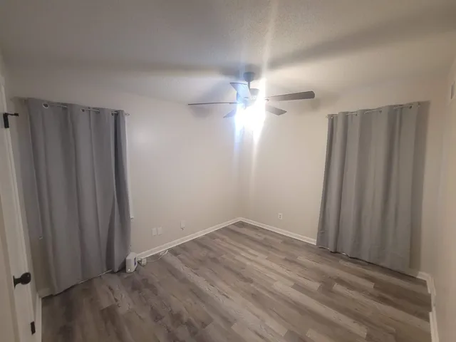 wooden floor in an empty room