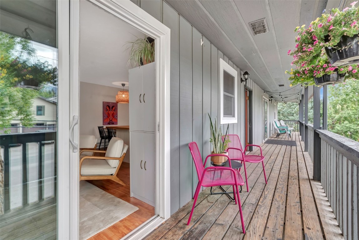 259 6th Street, Unit 8 Steamboat Springs, CO 80487 - Photo 11 of 33 a view of balcony with furniture