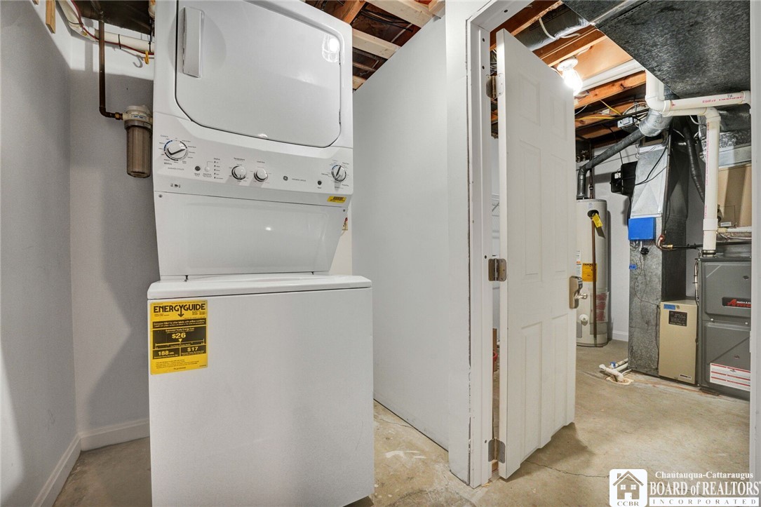 4406 West Lake Road, Unit 24 Chautauqua, NY 14757 - Photo 34 of 42 Laundry and utility room. Newer Furnace; Water Fi