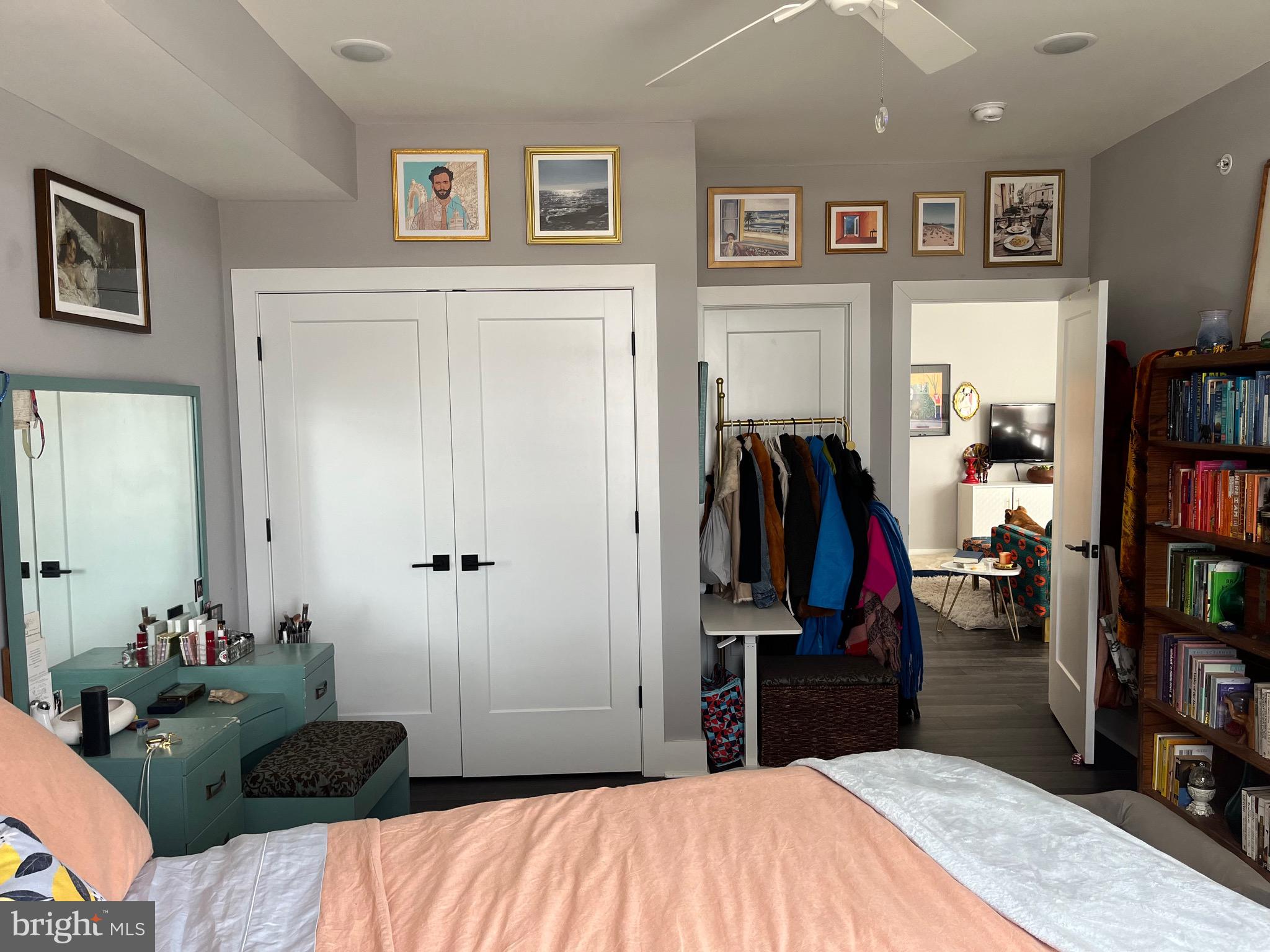 4001 Ridge Avenue Philadelphia, PA 19129 - Photo 16 of 26 a bedroom with a bed and a walk in closet