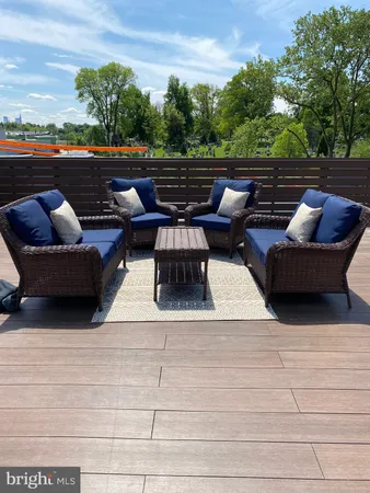 a view of sitting area with furniture and outdoor space