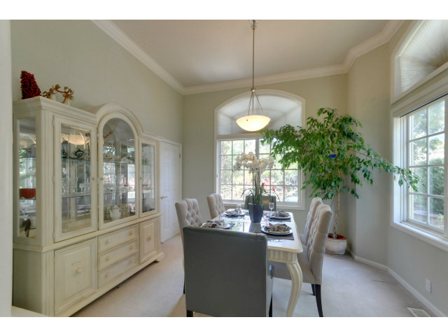 35 Ralston Ranch Road Belmont, CA 94002 - Photo 8 of 25 a view of a dining room with furniture window and outside view