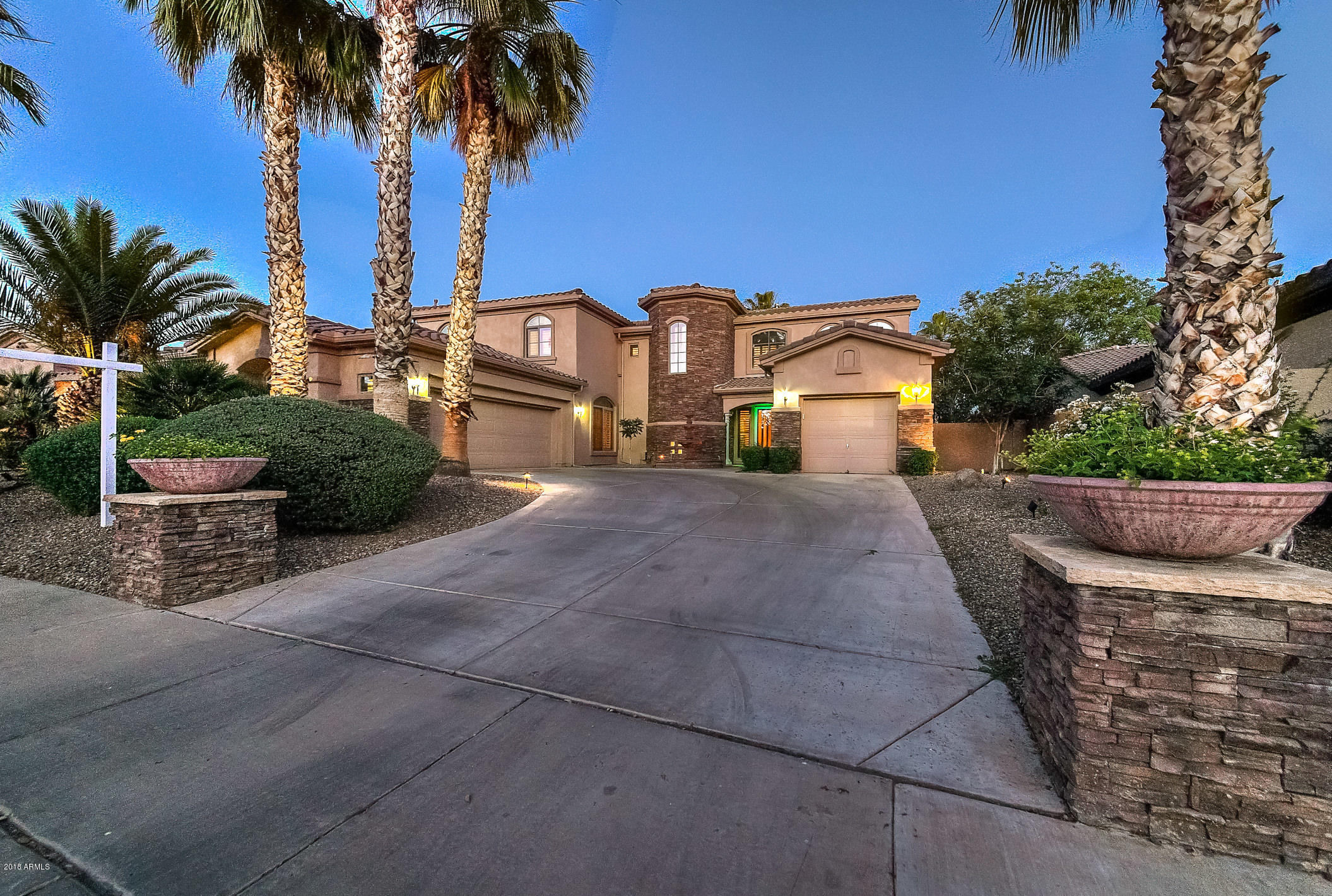 4657 East Reins Road Gilbert, AZ 85297 - Photo 2 of 95 102-Twilight_FrontDriveway