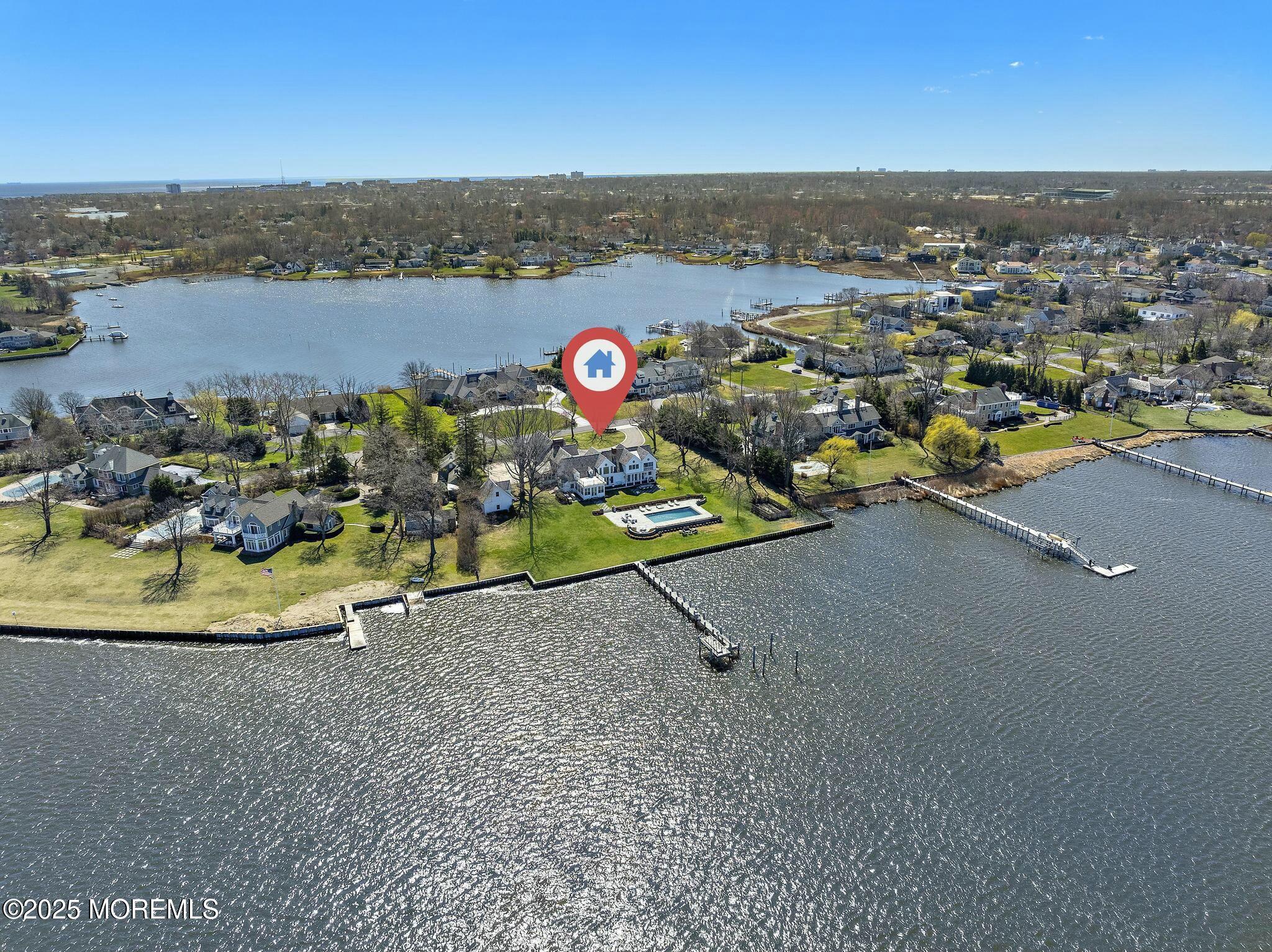 85 Goose Neck Point Road Oceanport, NJ 07757 - Photo 41 of 46 Drone