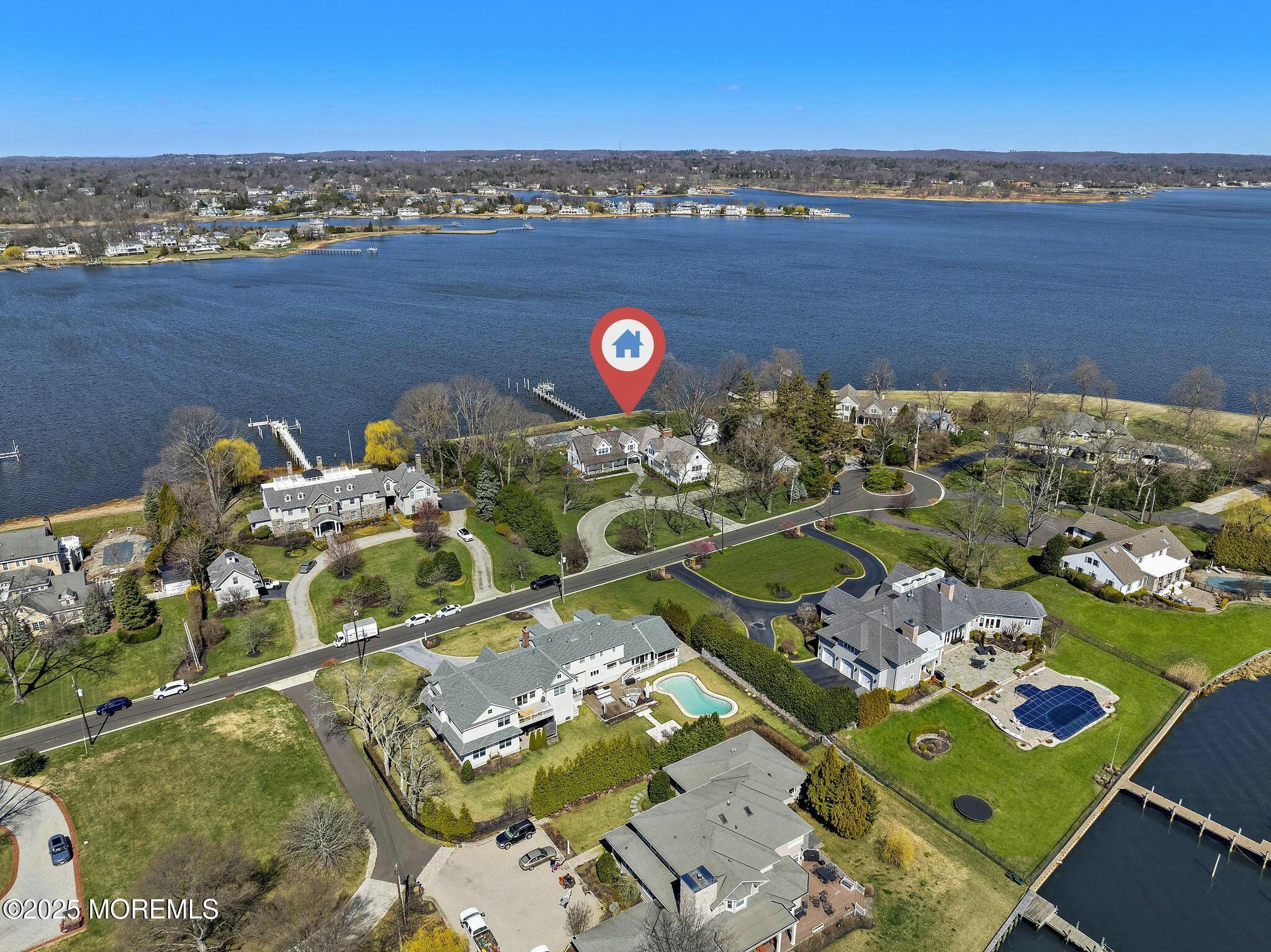 85 Goose Neck Point Road Oceanport, NJ 07757 - Photo 46 of 46 Drone