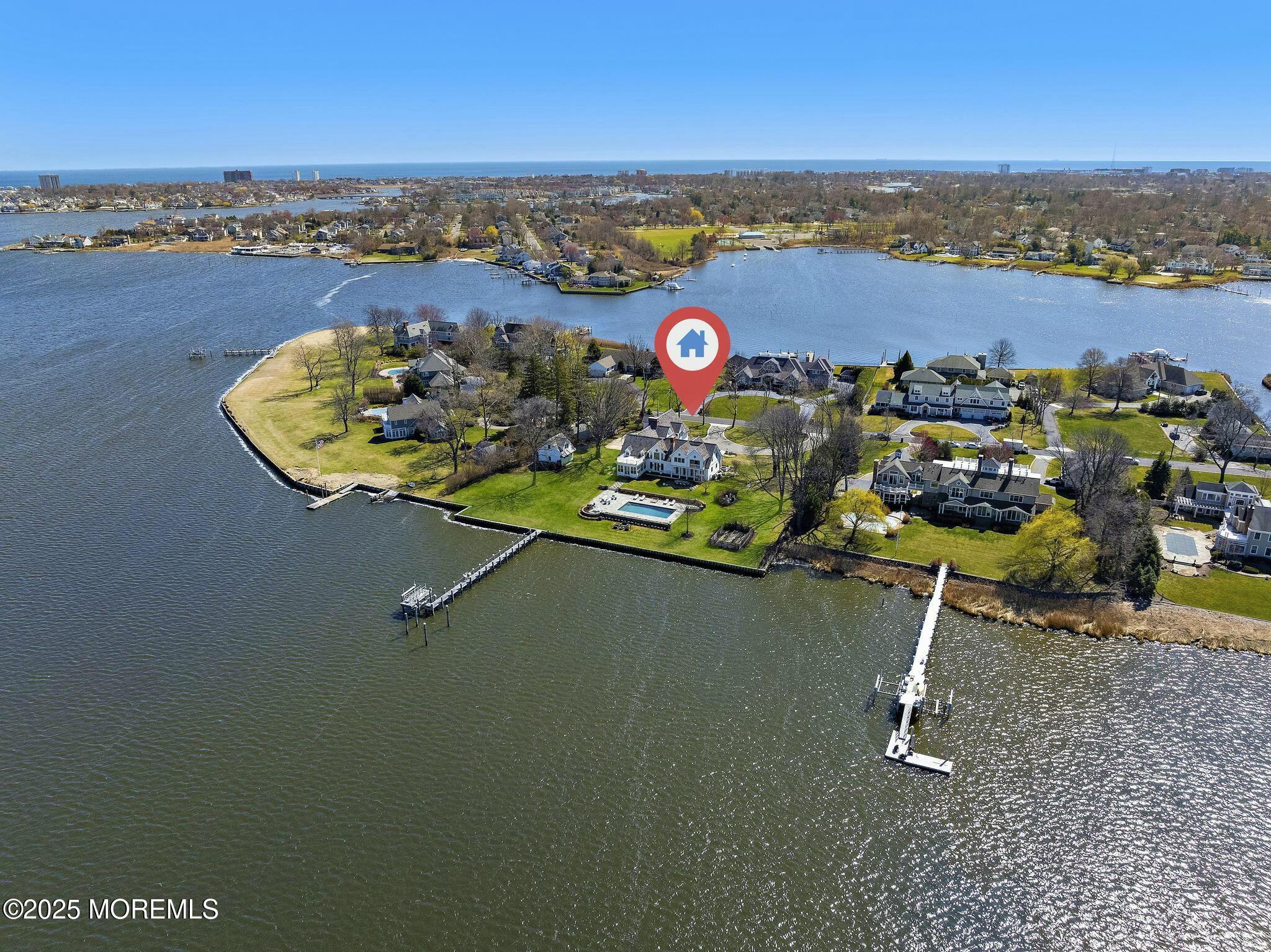 85 Goose Neck Point Road Oceanport, NJ 07757 - Photo 6 of 46 Drone