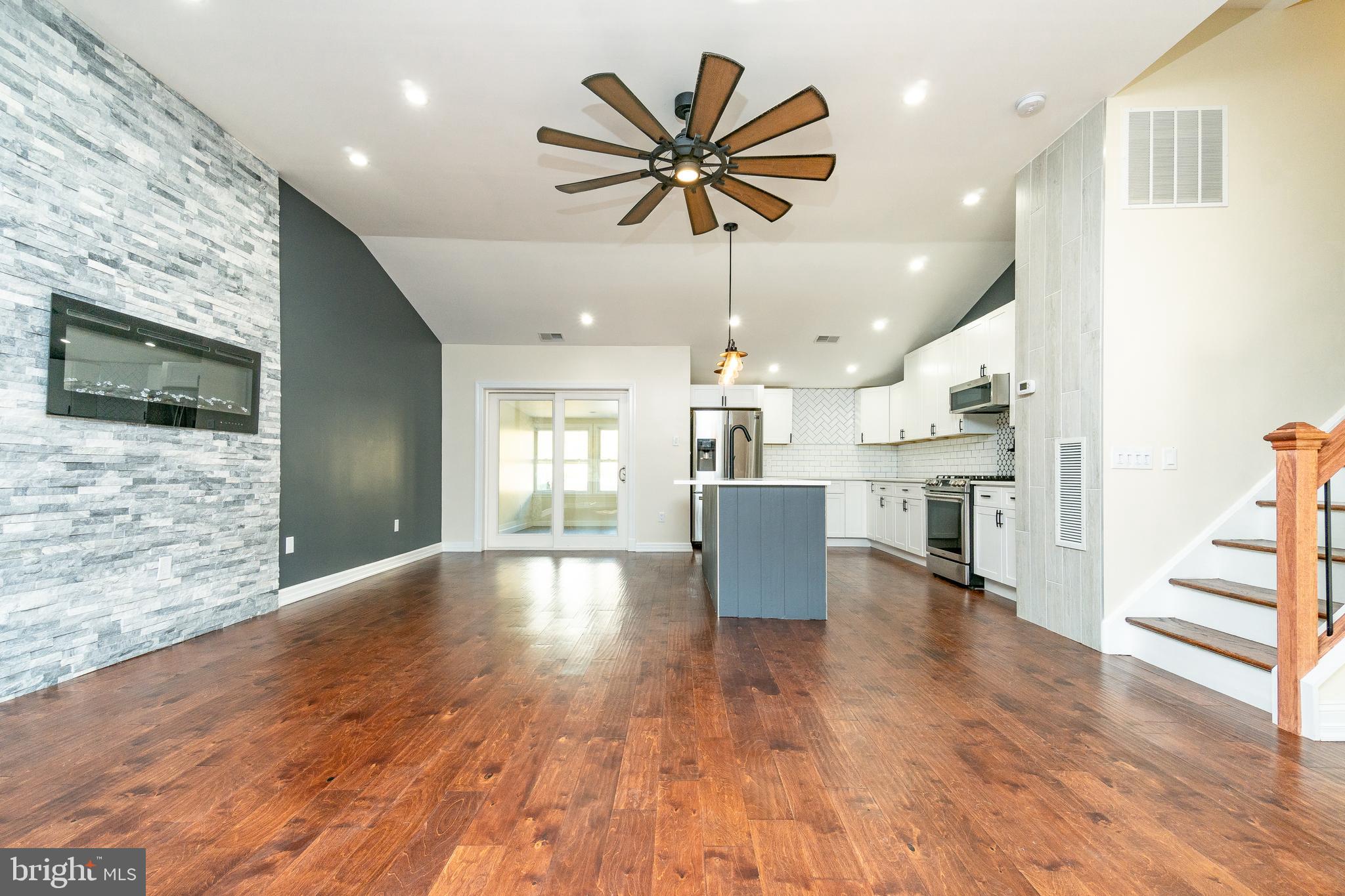 631 Renz Street Philadelphia, PA 19128 - Photo 14 of 40 Electric wall fireplace with color options
