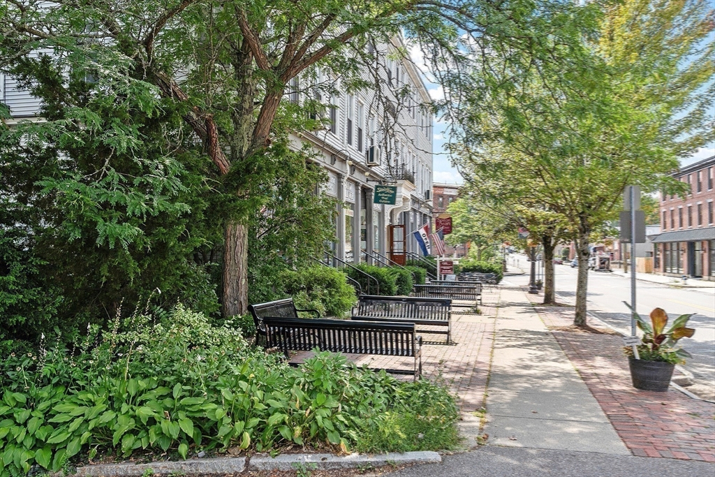 19 Marble Farm Road, Unit 19 Maynard, MA 01754 - Photo 39 of 42 a view of street with bench and trees