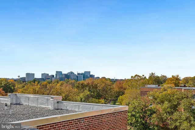 a view of city and mountain