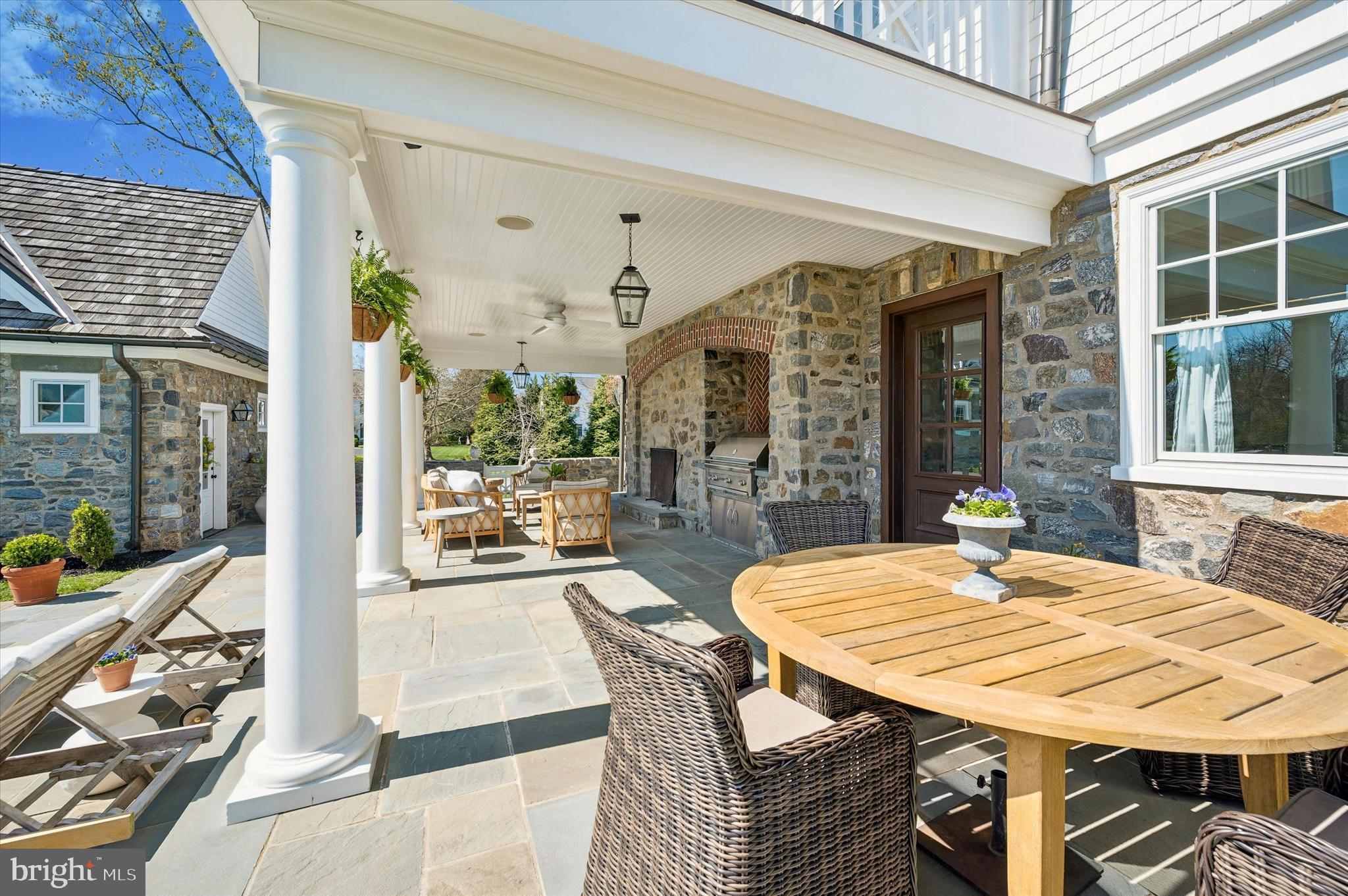 101 Hampton Lane Blue Bell, PA 19422 - Photo 60 of 68 a outdoor dining space with furniture and wooden floor