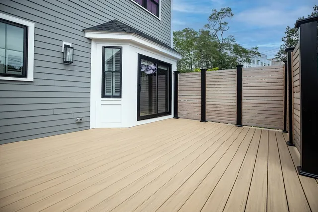 a view of a backyard of the house
