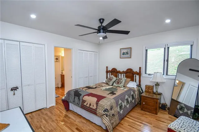 a front view of a house with a yard table and chairs