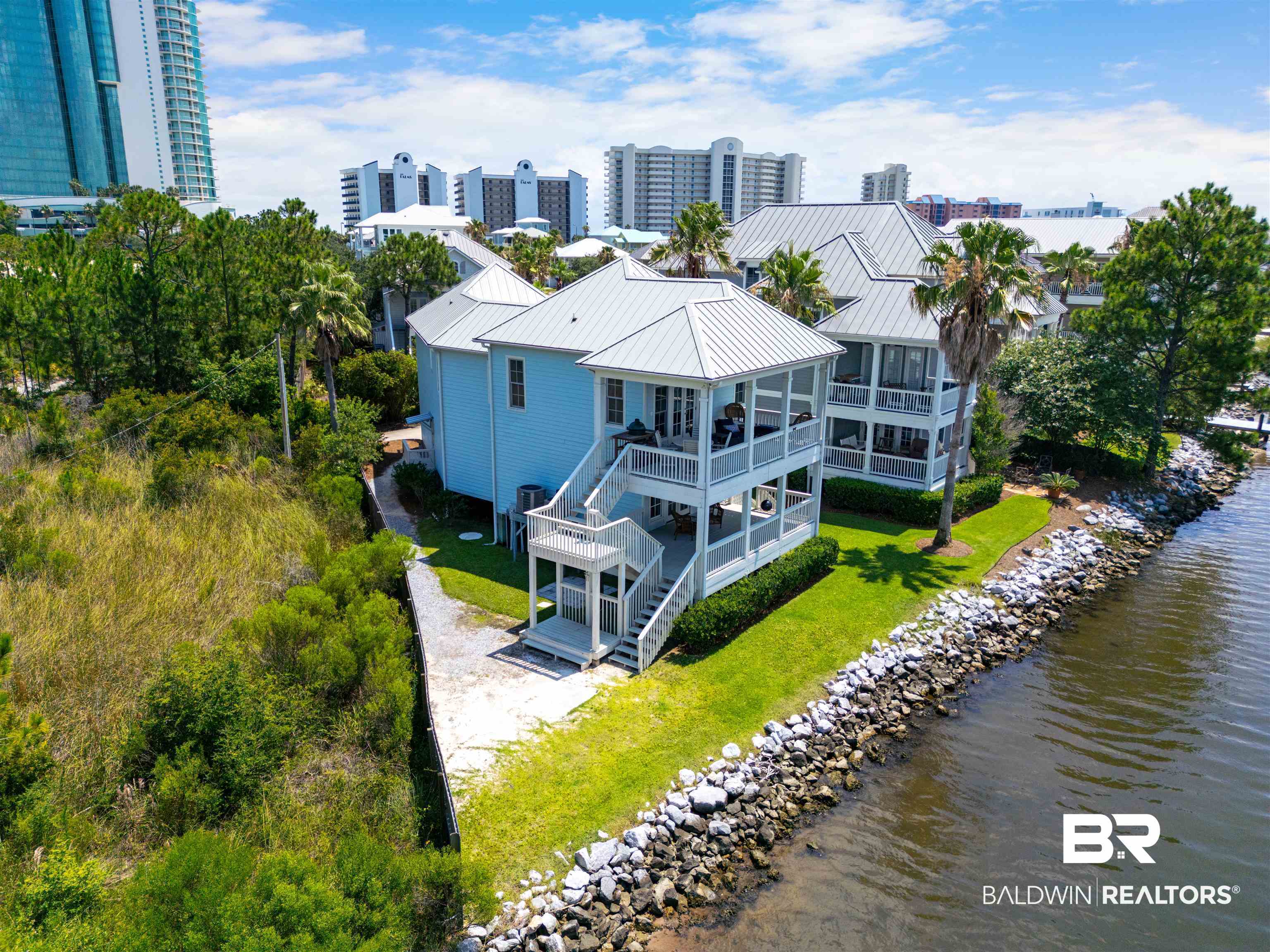 3434 Mariner Circle Orange Beach, AL 36561 - Photo 1 of 38 Aerial view featuring a water view