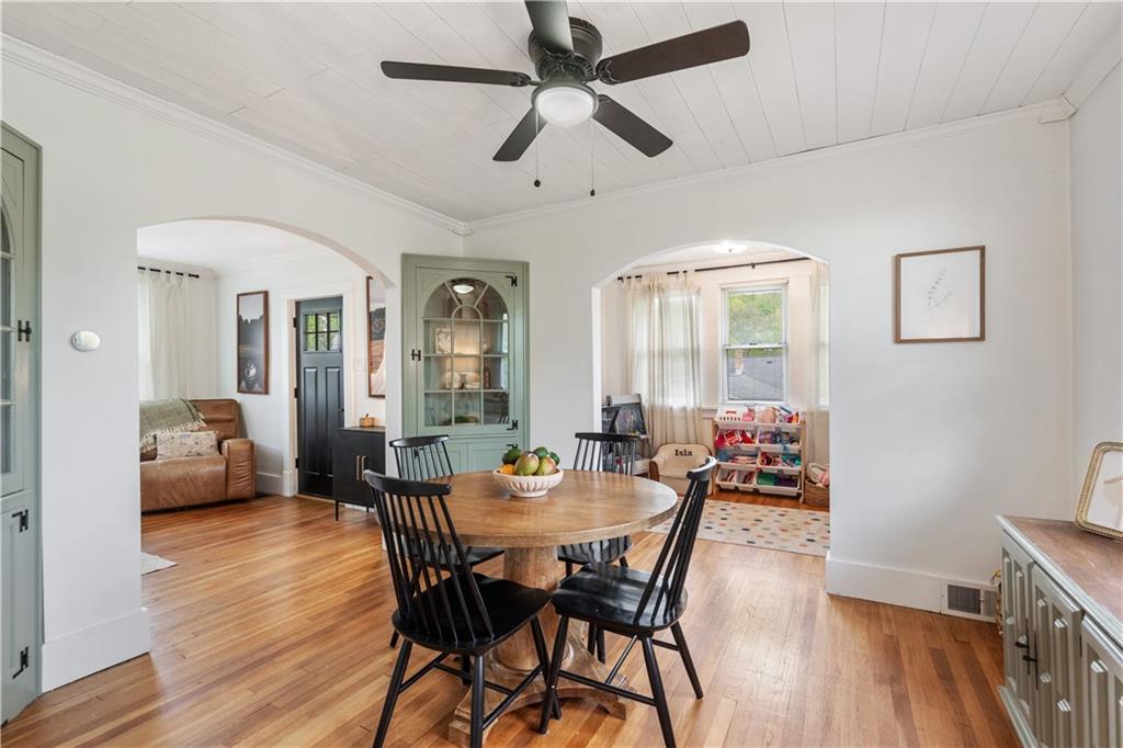 13 Clifford Road Cecil, PA 15321 - Photo 8 of 37 a view of a dining room with furniture and wooden floor