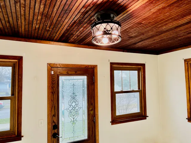 a view of sitting area in a balcony